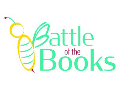 Battle of the Books logo with bee