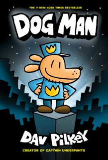 Dog Man book cover showing a dog police officer