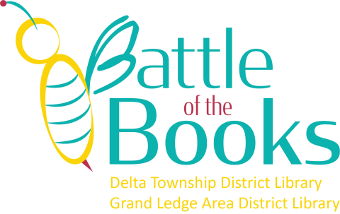 Battle of the Books logo with bee