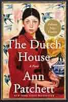 Dutch house book cover featuring the portrait of a young woman with black hair in a red dress.
