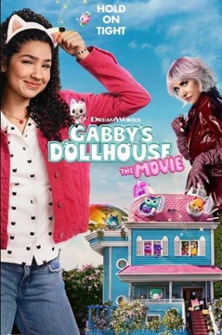 Movie poster for Gabby's Dollhouse the movie