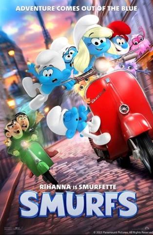 Smurfs movie poster