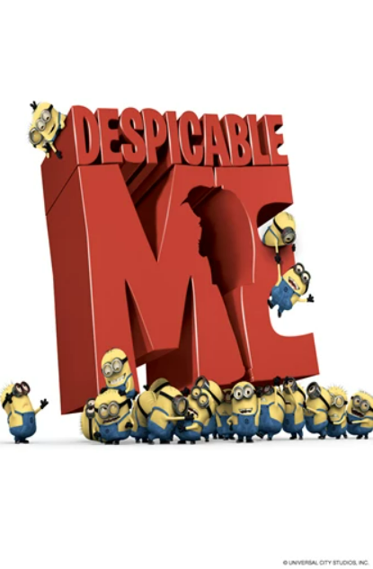 Despicable Me movie poster with minions