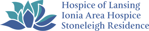 Lansing Hospice logo in shades of blue