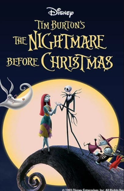 Movie poster for Nightmare Before Christmas