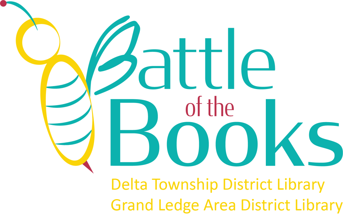 Battle of the Books logo with bee