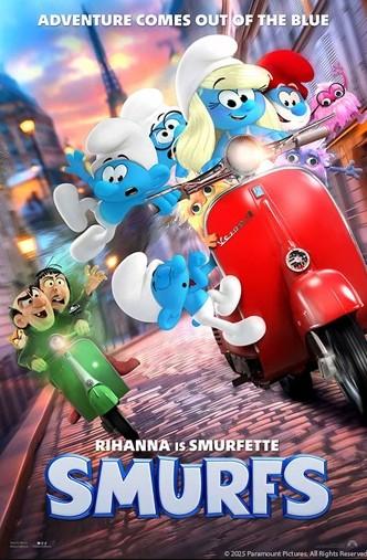 Smurfs movie poster