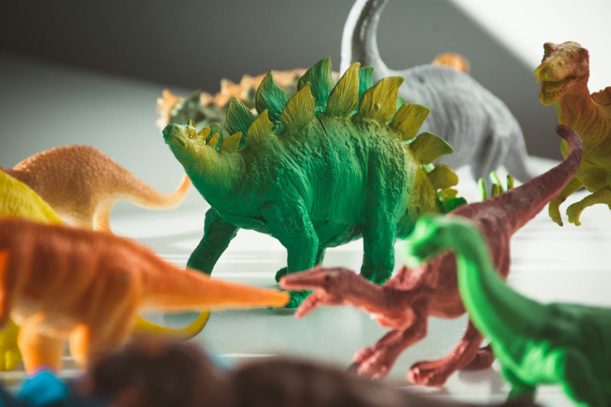 Toy dinosaurs